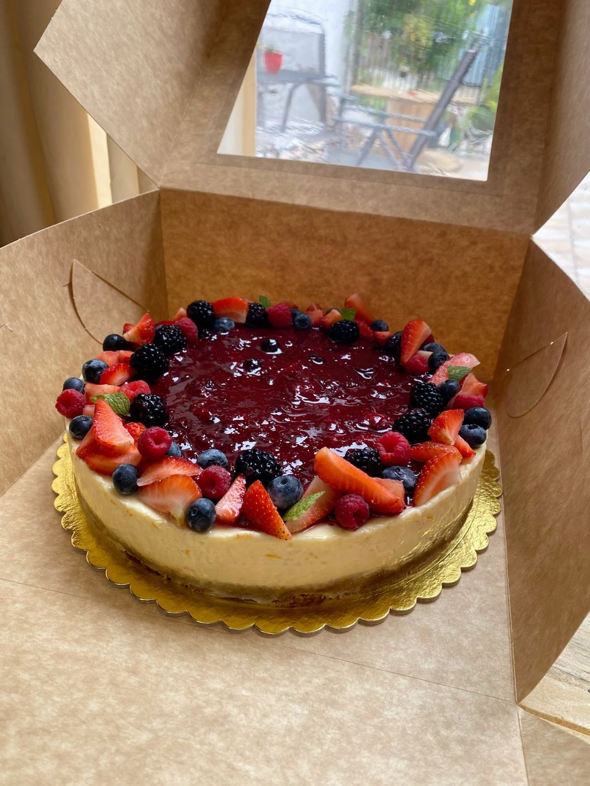 Cheesecake de Frutos Rojos